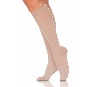 Meia Sigvaris Ever Sheer, Cor Natural, 3/4 Panturrilha, 20-30mmHg, Média Compressão (Ponteira fechada)