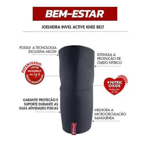 JOELHEIRA ACTION INVEL ADVANTAGEOUR KNEE BELT PRETA