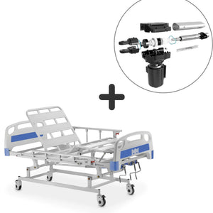 CAMA MOTORIZADA HOSPITALAR DX3 03 MOVIMENTOS DELLAMED 150KG
