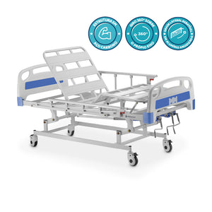 CAMA MOTORIZADA HOSPITALAR DX3 03 MOVIMENTOS DELLAMED 150KG
