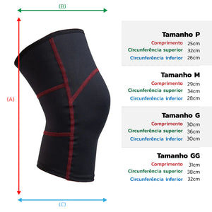 JOELHEIRA PRETA MIG3 KNEE OTI