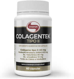 COLAGENTEK TIPO II 60 CAPSULAS 790MG (CONTEUDO)