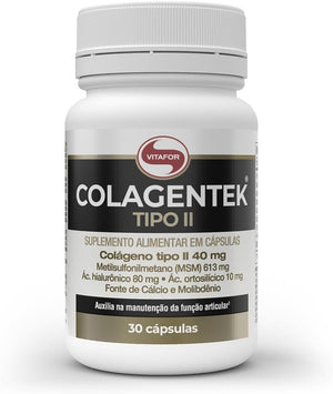 COLAGENTEK TIPO II 30 CAPSULAS 790MG (CONTEUDO)