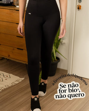 LEGGING COMPRESSIVA BIOATIVA FEMININA - PRETO